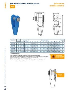 06-17-Port-Industry-Sockets-With-Bolt-And-Nut-2022 | Associated Wire ...